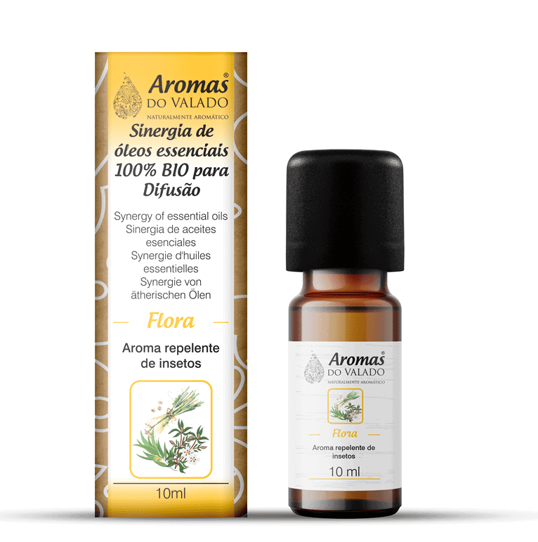 O Sinergia de Óleo com Aroma Repelente de Insectos 10 ml da Aromas do Valdo é obtido da destilação por arraste de vapor, puríssimo, sem aditivos.