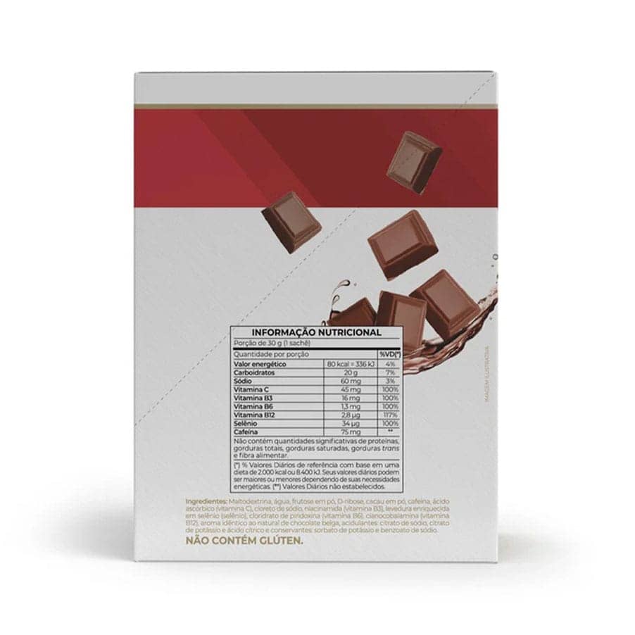 O Endurance Caffeine Gel Chocolate Belga 12 Saquetas da Vitafor é um suplemento alimentar em gel formulado com uma combinação de hidratos de carbono, cafeína, vitaminas e minerais.