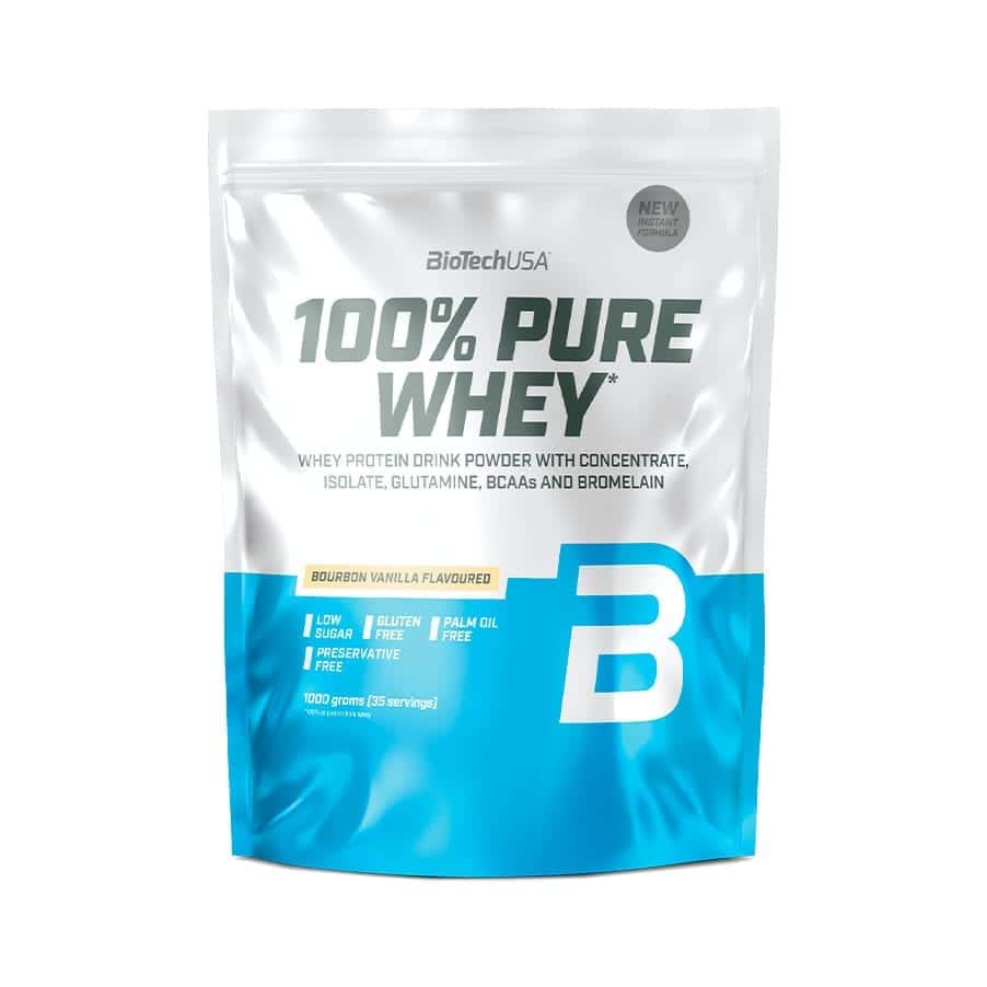O 100% Pure Whey da Biotech USA é uma proteína de soro de leite cuidadosamente formulada para oferecer uma nutrição completa aos músculos.