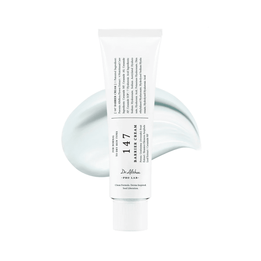 O Creme 147 Barrier hidrata e protege a pele, fortalecendo a barreira cutânea. Ideal para peles sensíveis, acalma e melhora a textura da pele.