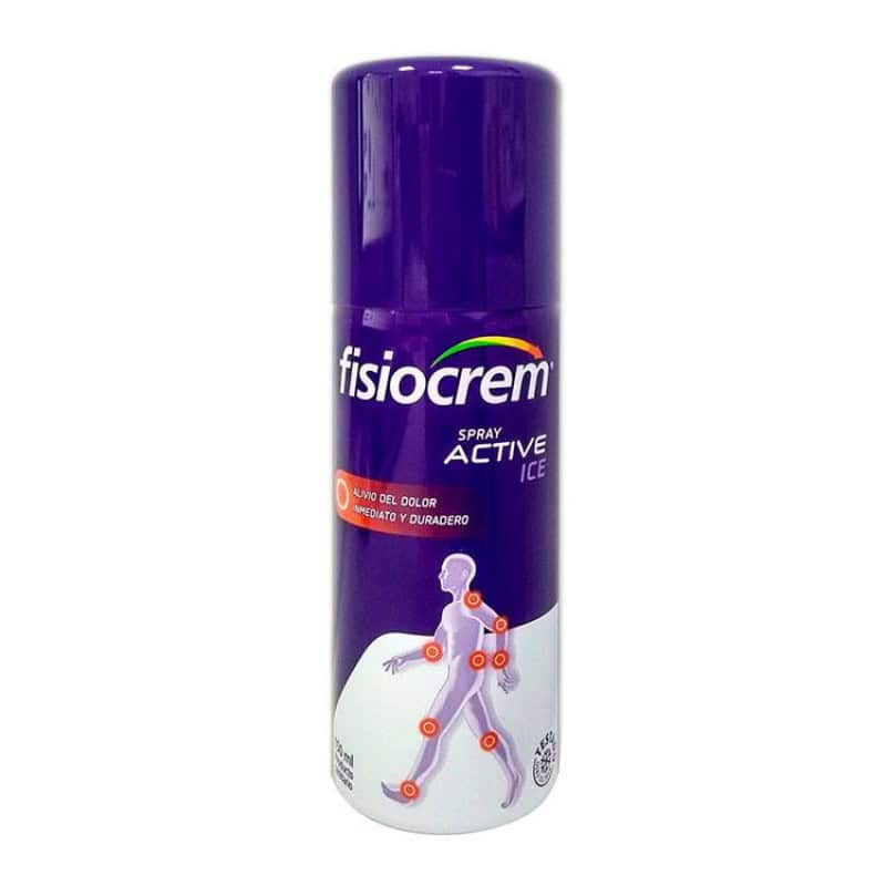 O Fisiocrem Spray Active Ice é um spray de aplicação rápida que ajuda a aliviar o desconforto muscular e articular.