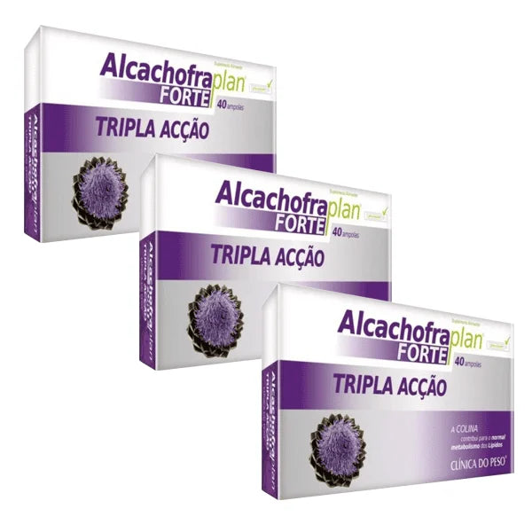 Alcachofra Plan Forte 3 x 40 é um suplemento à base de extratos naturais de plantas que ajuda no metabolismo das gorduras, com ação diurética e termogénica.