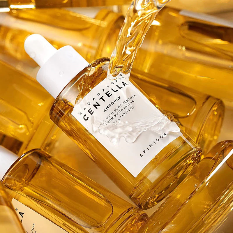 Ampola Madagascar Centella 55ml Skin1004 com extrato puro de centella asiática para acalmar e reparar a pele