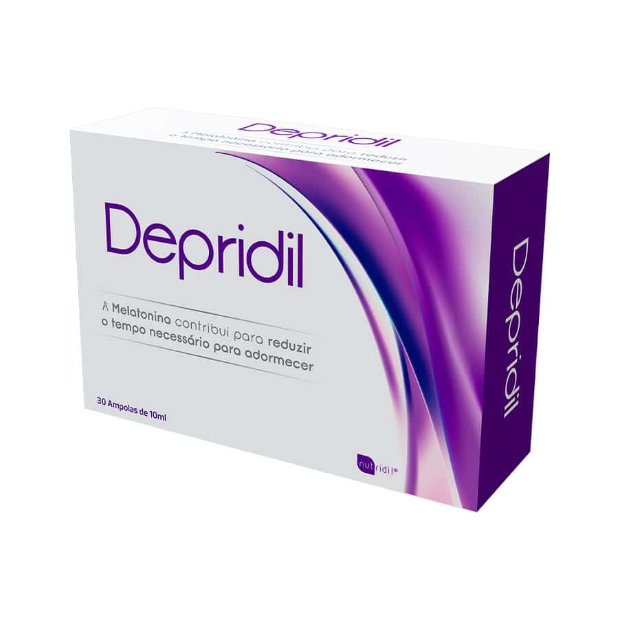 Depridil 30 Ampolas Nutridil suplemento alimentar líquido em ampolas para apoio ao equilíbrio emocional e bem-estar diário