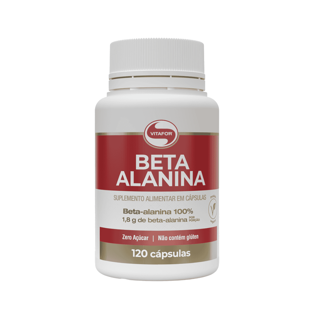 A Beta-Alanina da Vitafor é um suplemento alimentar em cápsulas formulado com beta-alanina, um aminoácido utilizado em produtos de nutrição desportiva.