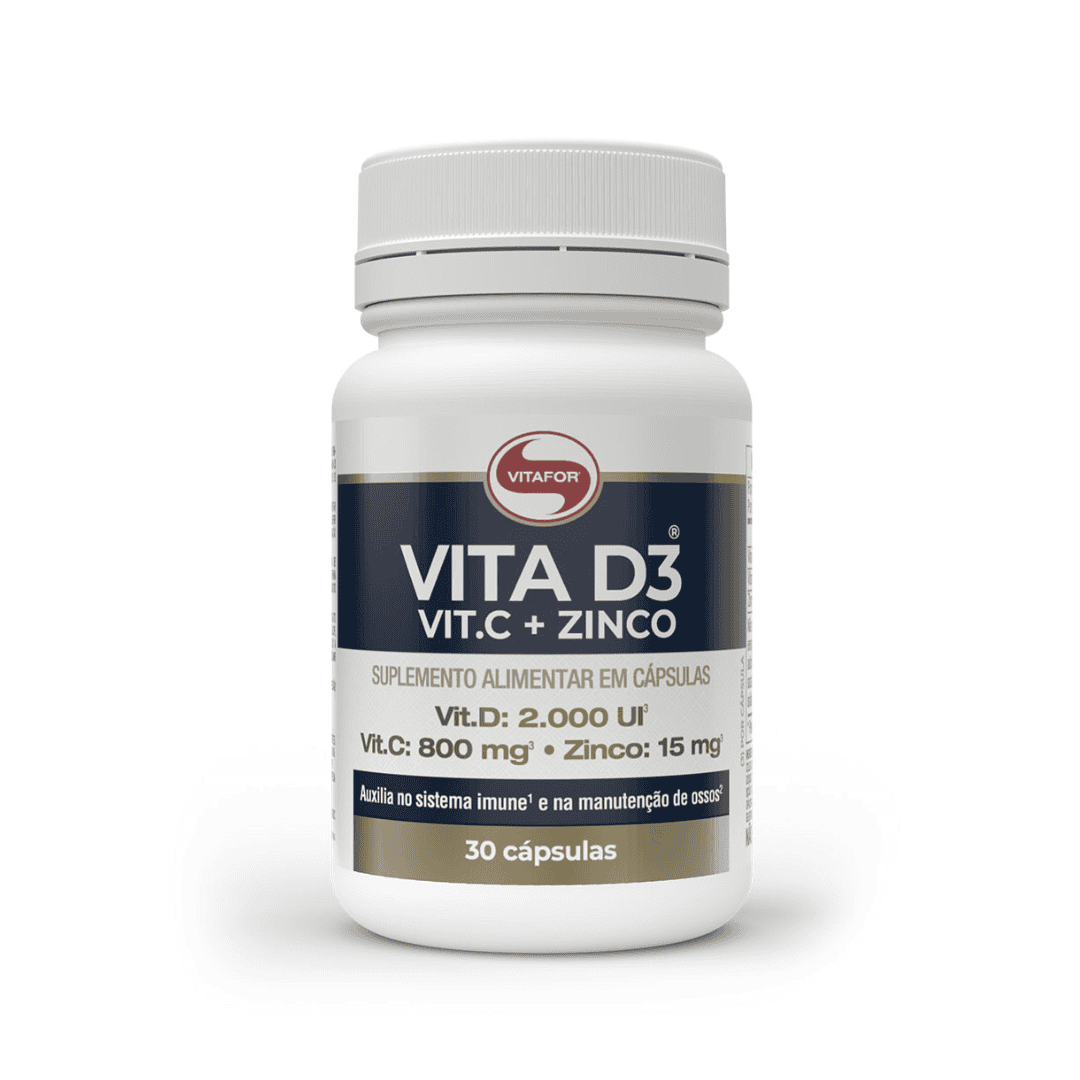 Suplemento alimentar formulado com três nutrientes essenciais para complementar a tua alimentação diária.