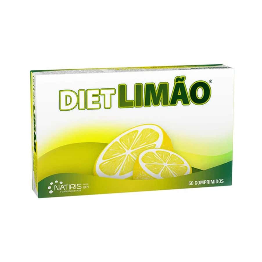 Dietlimão 50 comprimidos Natiris suplemento alimentar em comprimidos para complementar a rotina alimentar diária