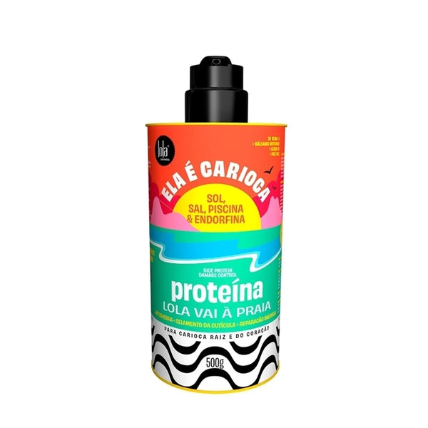 Ela é Carioca Proteína 500ml Lola Cosmetics para cabelo seco, baço ou com necessidade de cuidado nutritivo.