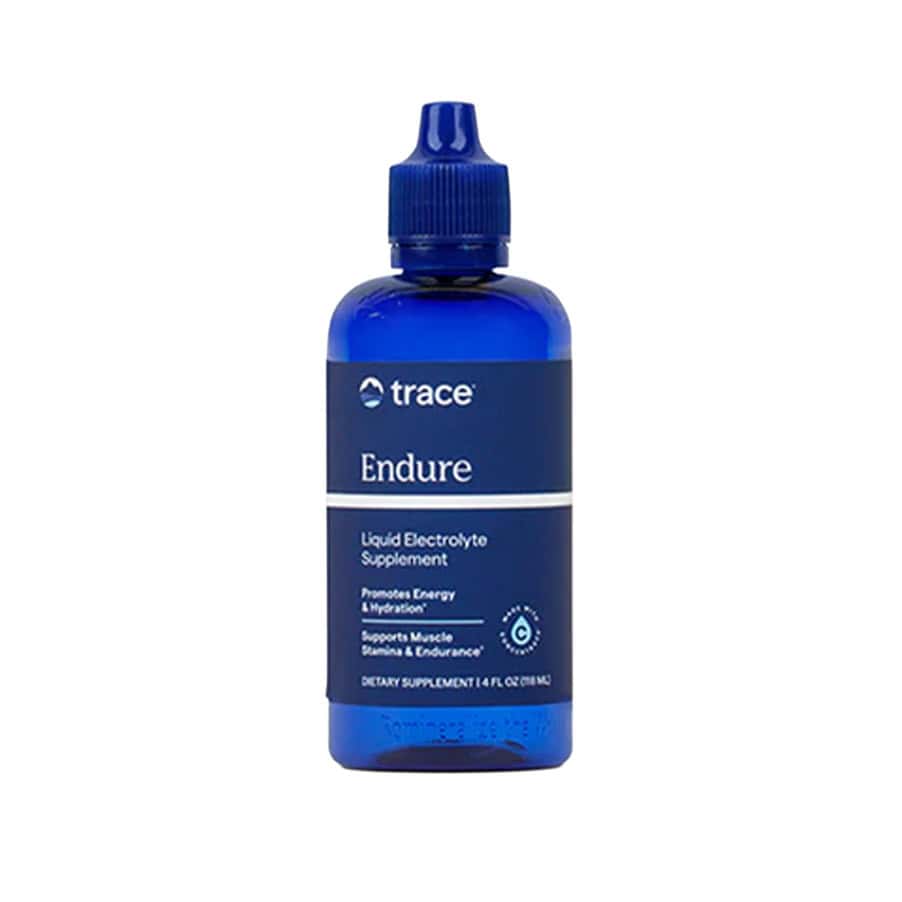 Endure Performance Electrolyte 118ml Trace Minerals, suplemento líquido concentrado com eletrólitos e minerais iónicos.