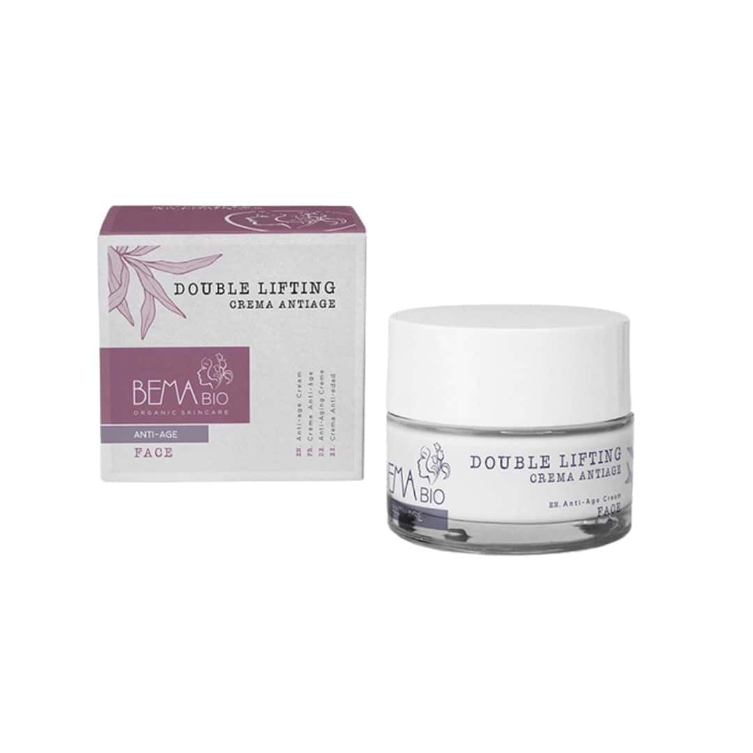 Creme de rosto anti-idade Bema Bio em boião de 50 ml, formulado para hidratar e reduzir sinais de envelhecimento.