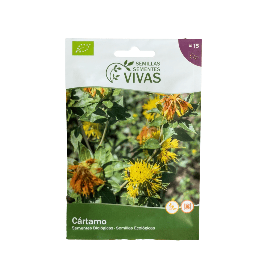 A semente biológica de cártamo (Carthamus tinctorius) é uma escolha versátil para a horta sustentável. Empacotada em 1 g, rende várias plantas...