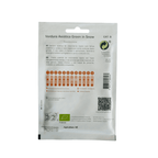 Embalagem de 2g de sementes biológicas da verdura asiática Green in Snow da marca Sementes Vivas, ideal para cultivo em hortas caseiras.