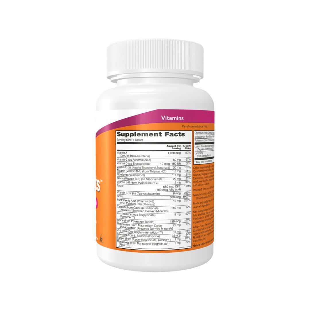 O Daily Vits Multivitamínico e Minerais da Now Foods é um suplemento multivitamínico e multimineral feito para comprementar a ingestão de micronutrientes.