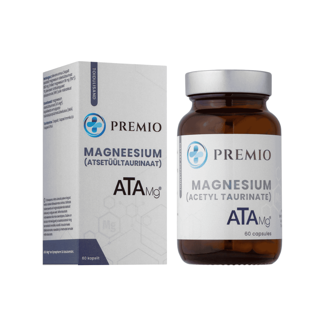 O Magneesium ATA da Premio oferece uma combinação de magnésio acetil taurato, uma forma altamente biodisponível que o corpo absorve de forma rápida e eficaz. 