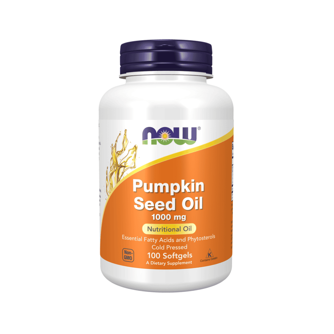 O Pumpkin Seed Oil NOW é um suplemento natural, concebido para apoiar o bem-estar geral e promover a saúde do sistema urinário e prostático.