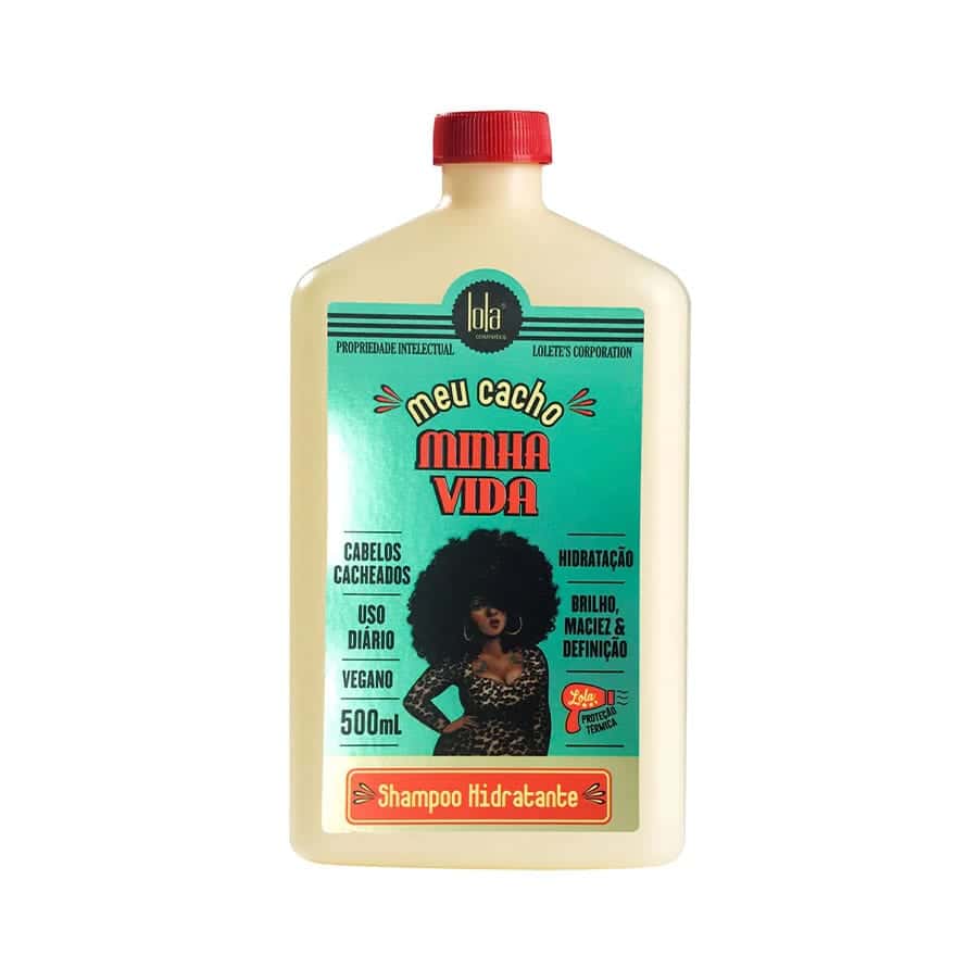 Meu Cacho Minha Vida Shampoo 500ml Lola Cosmetics para cabelo encaracolado, ondulado ou frisado.
