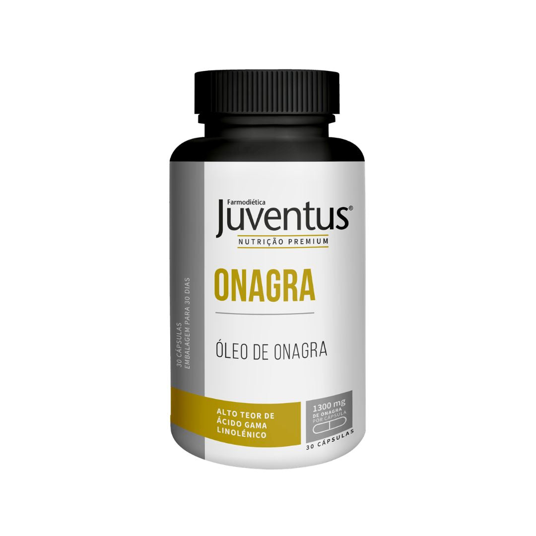 Onagra da Juventus é um suplemento alimentar à base de óleo de onagra, uma fonte de ácido gama-linolénico, também conhecido como GLA, um ácido gordo ómega-6. 