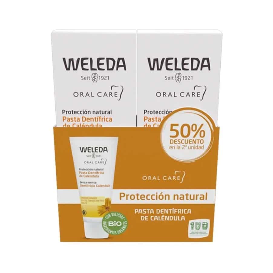 Pasta dentífrica de calêndula, graças ao seus extratos de calêndula, proporciona uma frescura duradoura e limpa os dentes em profundidade.