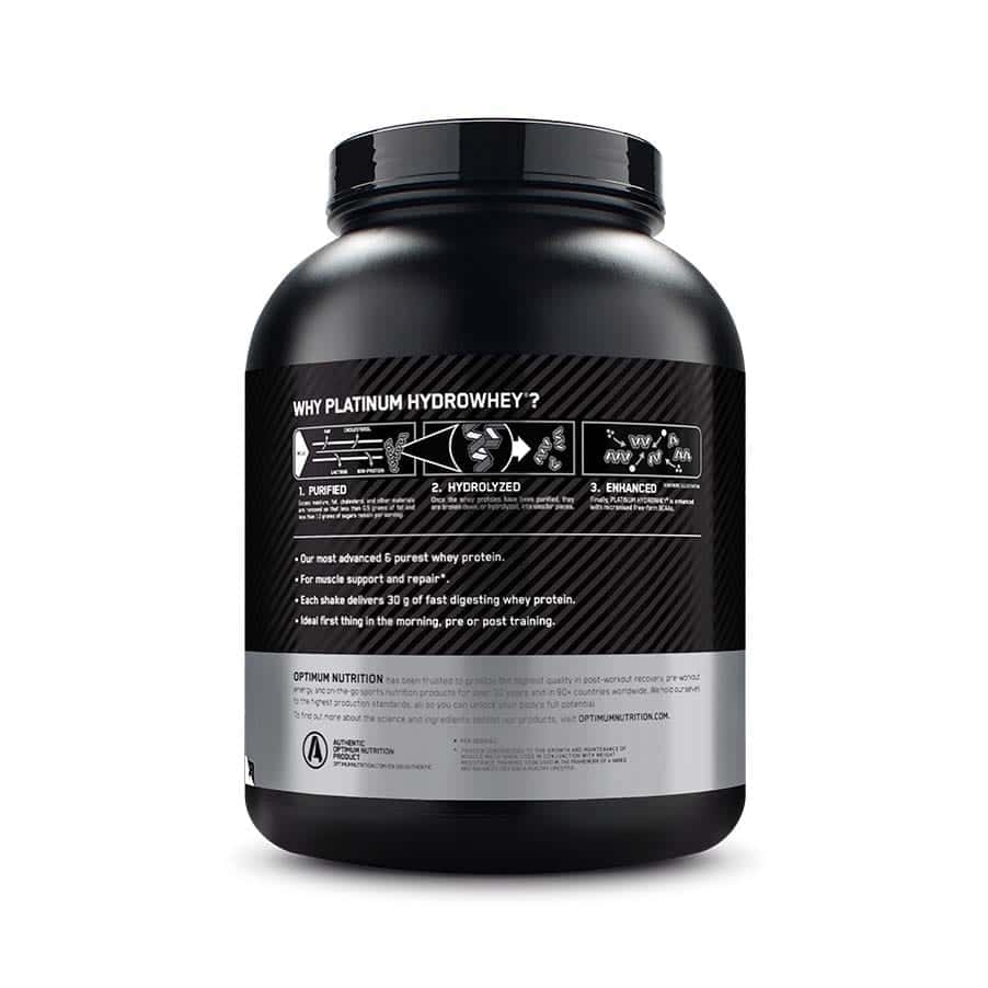 Platinum Hydro Whey Baunilha 1.6kg Optimum Nutrition