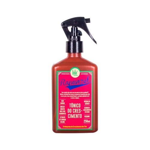 Rapunzel Tónico de Crescimento 250ml Lola Cosmetics para couro cabeludo e cabelo fragilizado.