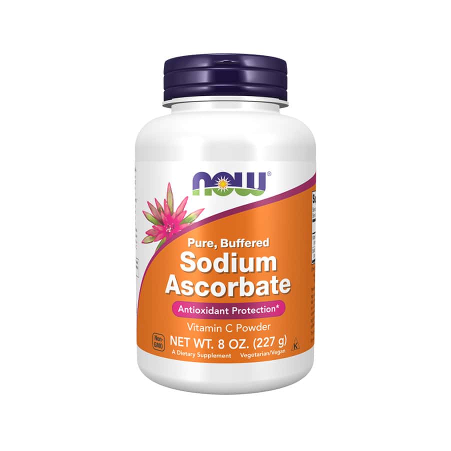 A Vitamina C Ascorbato de Sódio 227gr Now Foods é uma forma de vitamina C, em pó, ideal para quem procura uma alternativa mais suave para o estômago. 