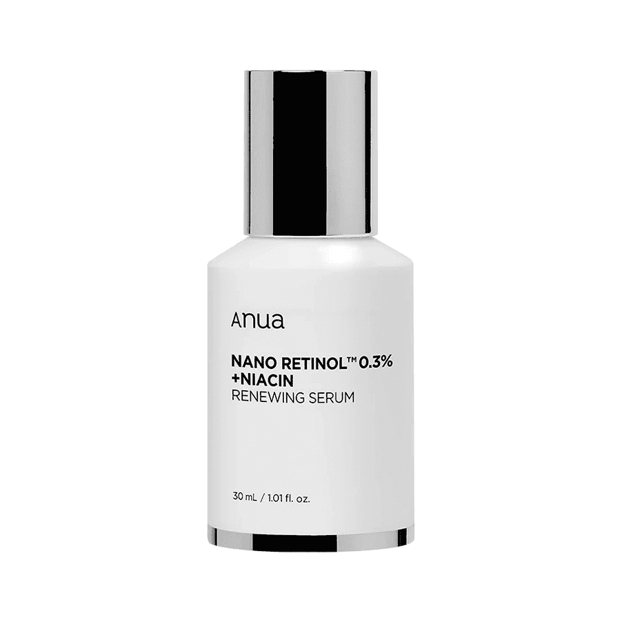 O Anua Sérum Renovador de Retinol é a escolha ideal para quem procura uma pele mais jovem e radiante. Combina 0.3% de Nano Retinol...