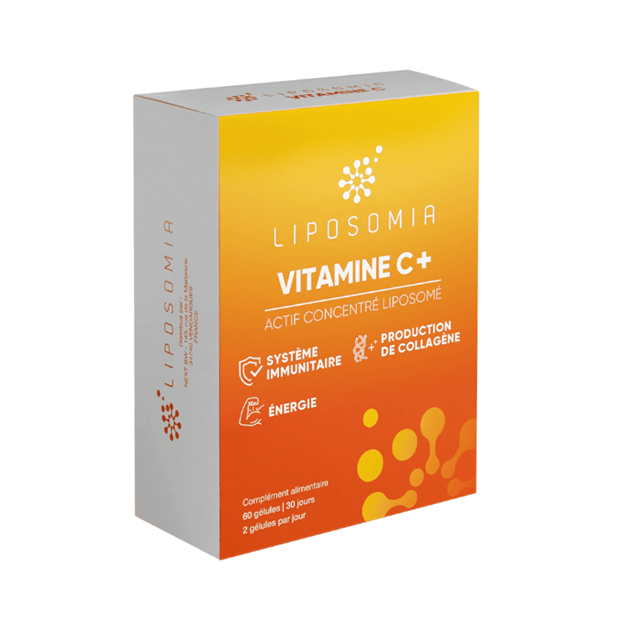 Vitamina C+ 60 cápsulas Liposomia, suplemento alimentar de vitamina C em cápsulas.