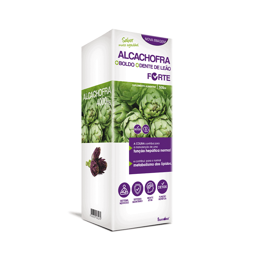Alcachofra + Boldo + Dente de Leão contribui para a manutenção de uma função hepática normal e contribui para o normal metabolismo dos lípidos.