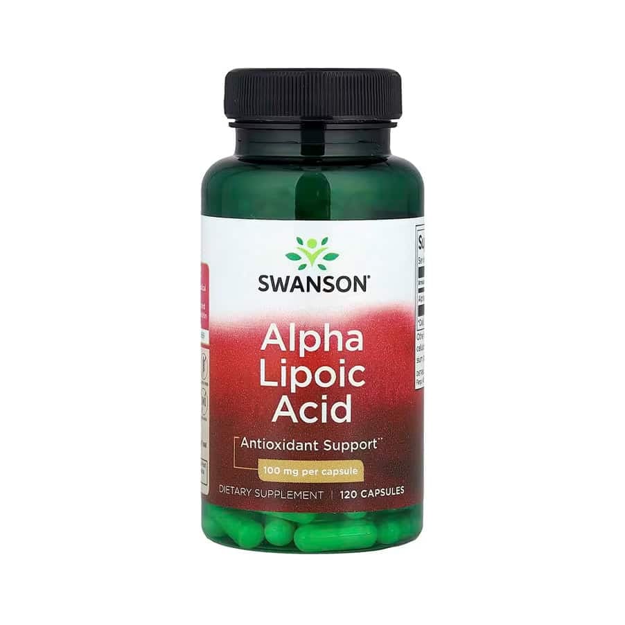 O Ácido Alfa Lipóico 100 mg 120 Cápsulas Swanson foi desenvolvido para quem procura incluir ácido alfa lipóico (ALA) de forma prática na rotina diária.
