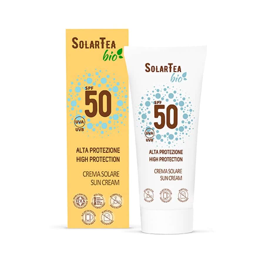 Protetor Solar Rosto e Corpo Alta Proteção FPS 50 100ml Bema Solar Tea