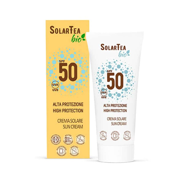 Protetor Solar Rosto e Corpo Alta Proteção FPS 50 100ml Bema Solar Tea