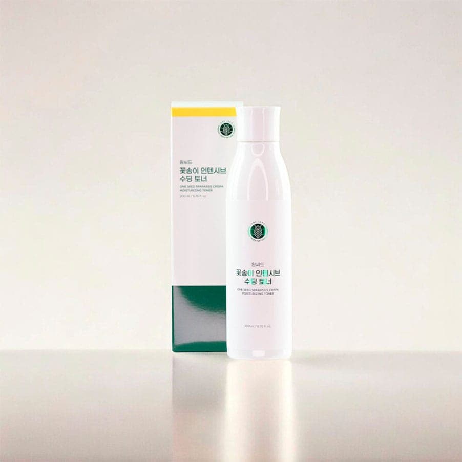 Tónico hidratante One Seed Sparassis Crispa Moisturizing Toner 200ml Voas para cuidado facial diário.