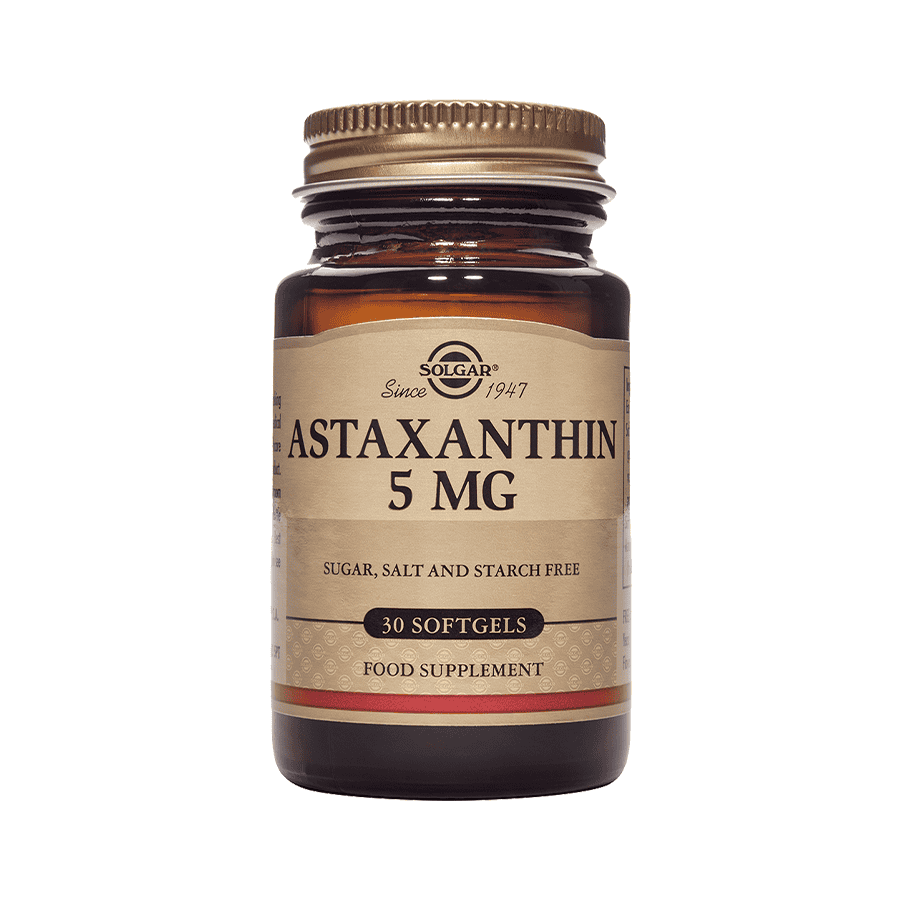 Astaxantina 5 mg 30 Cápsulas Solgar