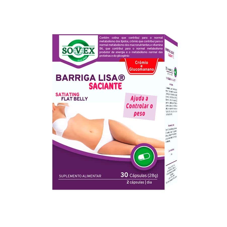 Barriga Lisa Saciante 30 Cápsulas Sovex