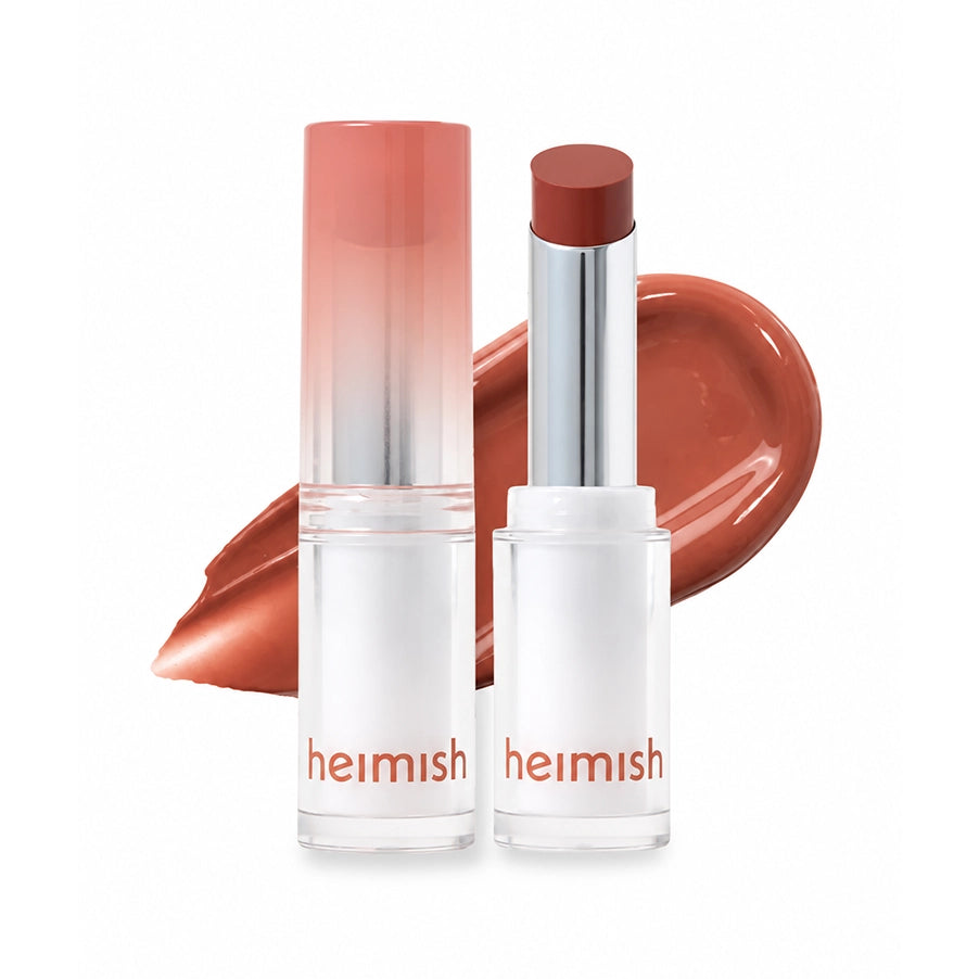 Batom Ever Glow Glaze Color Balm Heimish N.º 05 Remember Amber, em embalagem de 3,1 g.