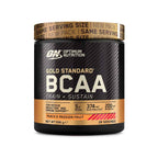 Gold Standard BCAA Train + Sustain da Optimum Nutrition está formulado com uma base de aminoácidos de cadeia ramificada...