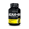 O BCAA+B6 da BioTechUSA é um suplemento alimentar que combina aminoácidos de cadeia ramificada (BCAAs), os quais, leucina, isoleucina e valina