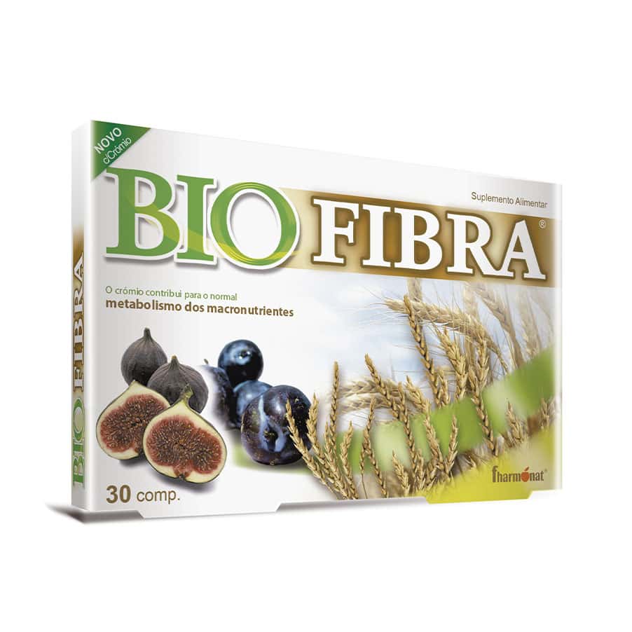 Biofibra comprimidos é um suplemento alimentar rico em fibras, indicado para promover a saciedade, controlar a glucose, diminuir o colesterol...