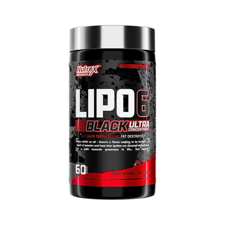O LIPO-6 BLACK Ultra Concentrate é um suplemento termogénico projetado pela Nutrex Research para auxiliar na perda de gordura corporal...