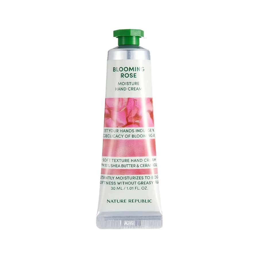 Creme de Mãos Hidratante Pure Lily 30ml Nature Republic é um cuidado leve e sedoso que proporciona hidratação duradoura às mãos.