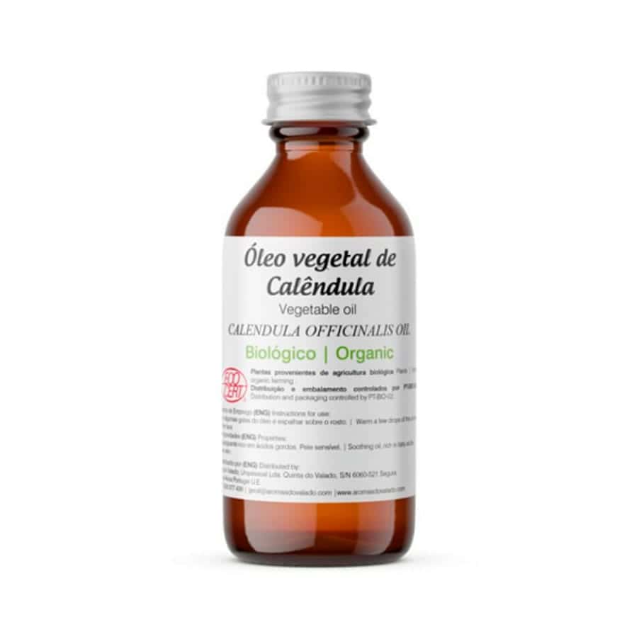 O Óleo Vegetal Calêndula 100 ml da Aromas do Valado é um óleo apaziguante rico em ácidos gordos.