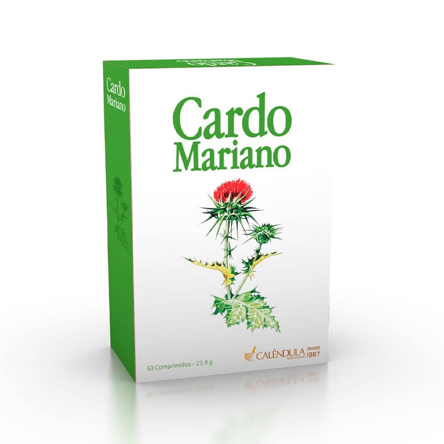 Cardo Mariano em comprimidos com ação depurativa, contribui para desintoxicar e proteger o organismo.