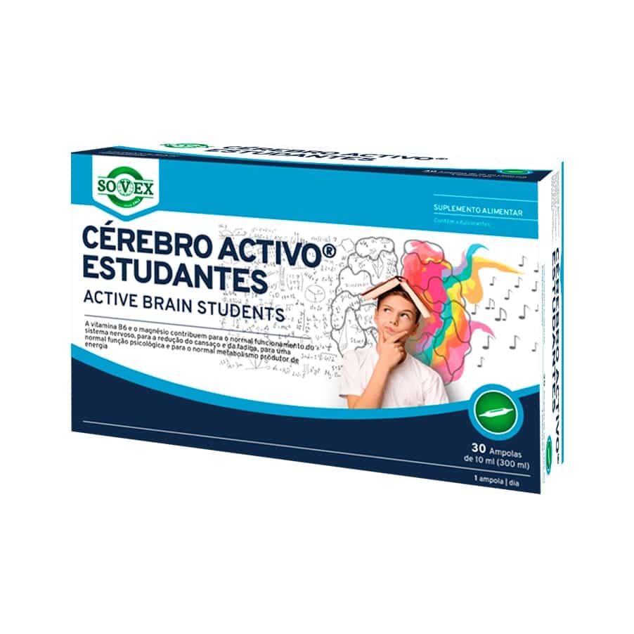 Cérebro Activo Estudantes 30 Ampolas Sovex