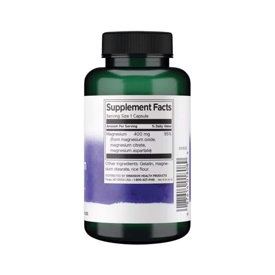 Picolinato de Crómio 200mcg 100 Cápsulas Swanson, suplemento mineral vegan com crómio em forma de picolinato para apoio ao metabolismo dos macronutrientes.
