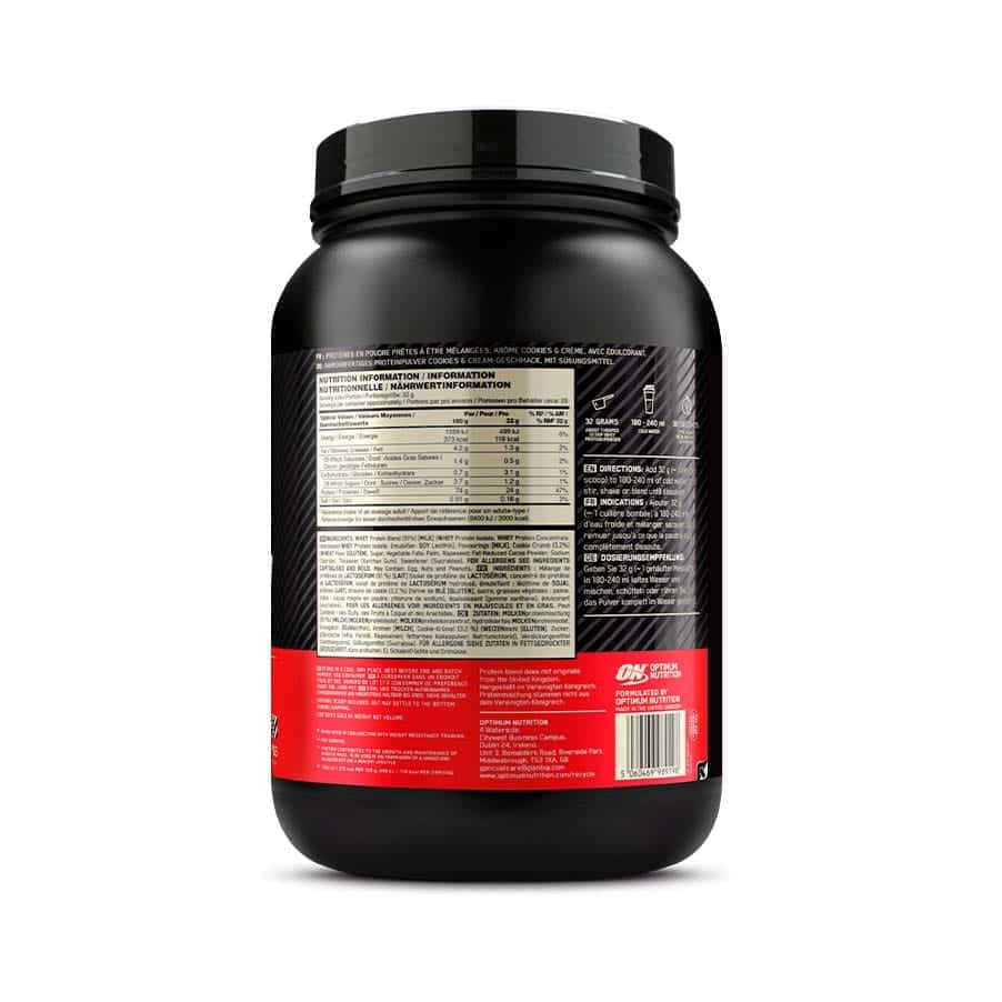 Gold Standard 100% Whey Cookies and Cream 768gr Optimum Nutrition