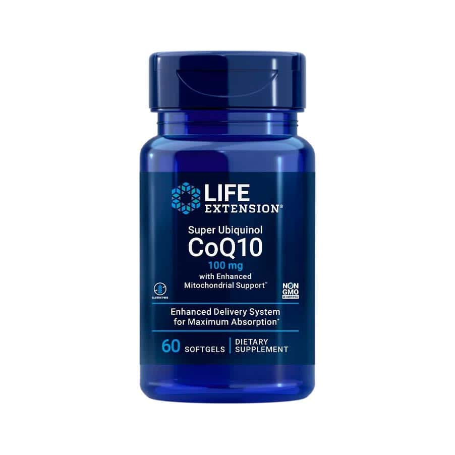 Super Ubiquinol CoQ10 100mg 60 cápsulas Life Extension