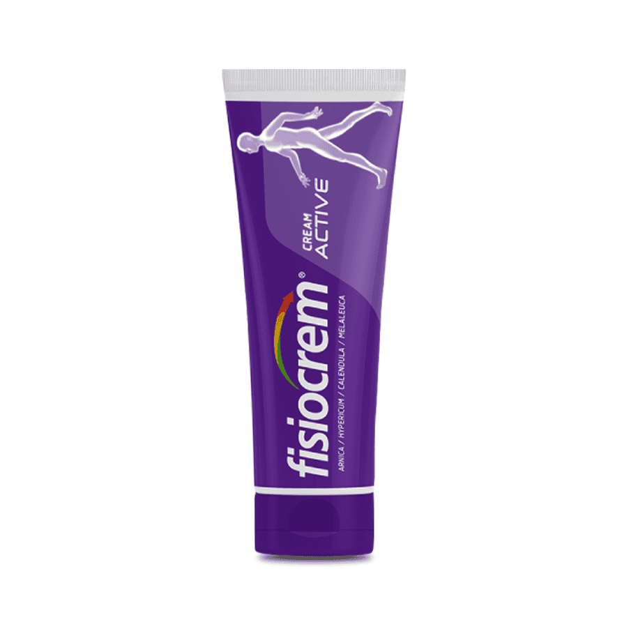 O Fisiocrem Cream Active é um creme natural de massagem que ajuda a aliviar o desconforto muscular e articular.