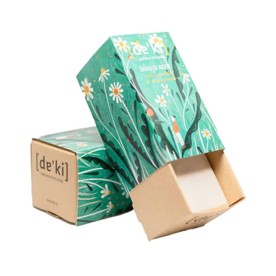 Sabão de Azeite com Camomila e Erva-Príncipe 100gr Da’ki em barra de cuidado corporal aromático.
