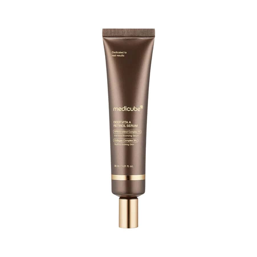 O Deep Vita A Retinol Serum da Medicube combina a eficácia do retinol avançado com a suavidade do bakuchiol. Oferece resultados visíveis com baixa irritação