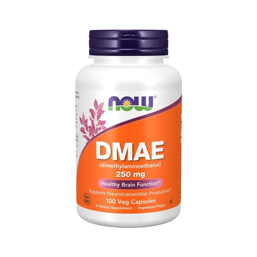 O DMAE 250mg 100 Cápsulas Now Foods é um suplemento que ajuda otimizar a função cognitiva, melhora a concentração e promove uma pele mais firme e saudável. 